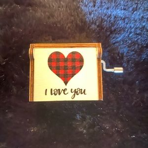 Engraved Wooden Musical Box